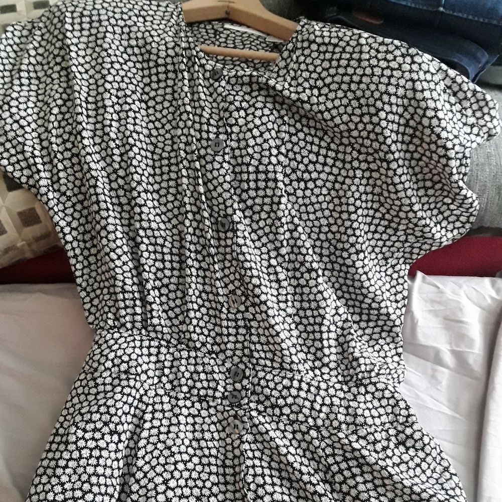 Vintage button down dress